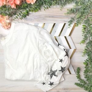 NWT Free People Active White Star Top